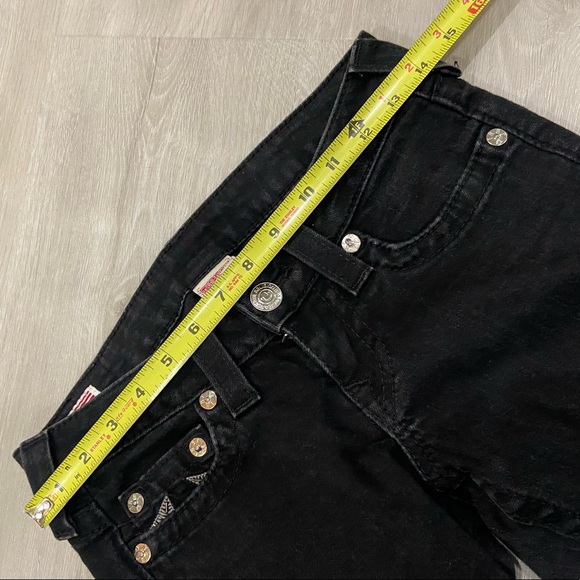 RARE! True Religion Black Embellished Jeans - Size 26 - Picture 3 of 8